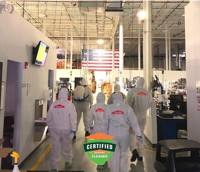 SERVPRO employees in PPE  